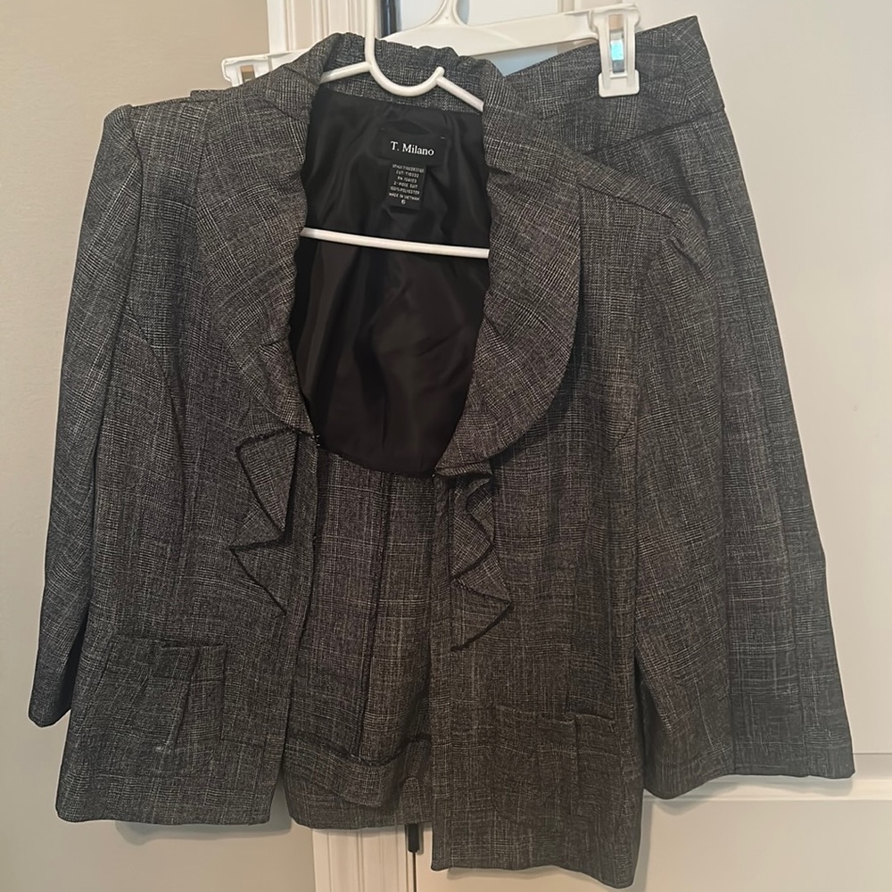 Suit jacket and skirt